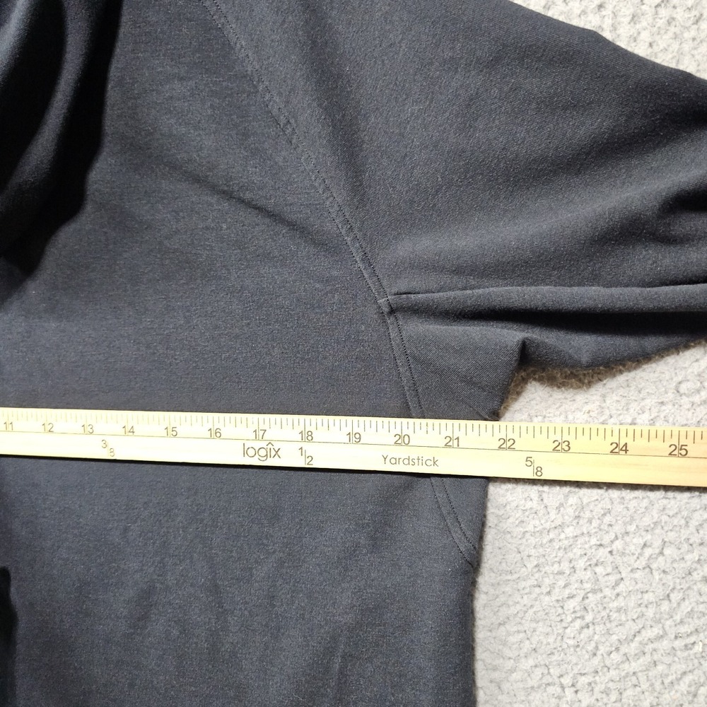 Lululemon Hoodie Mens Large Black City‎ Sweat Full Zip Embroidered Logo M3CBZS - Picture 11 of 13